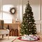 Threadmade Home Santa's Snowy Sleighride Christmas Tree Skirt, Multicolor - 48"W x 48"L